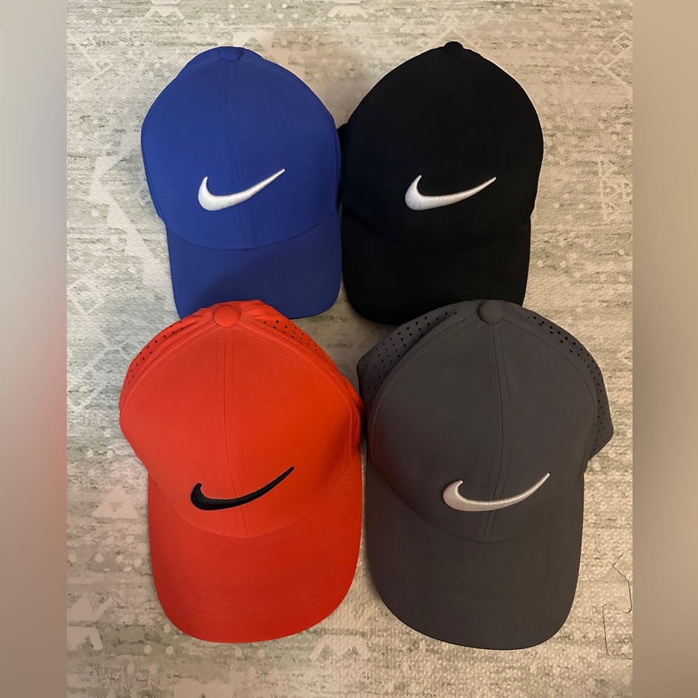 Nike Golf Hats - Set of 4